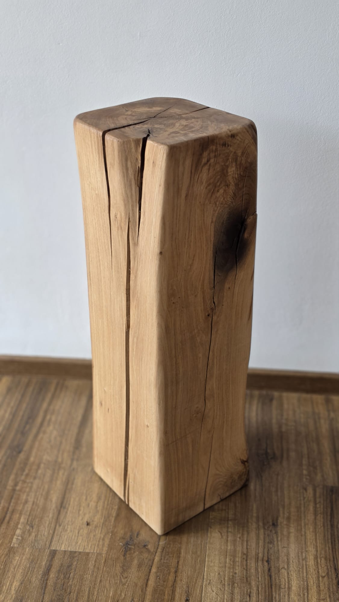 Massivholzsäule aus Eiche